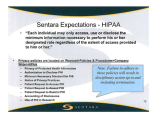 Sentara Orientation PPT