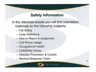 Sentara Orientation PPT