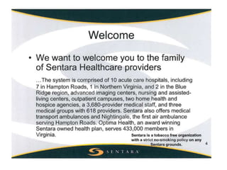 Sentara Orientation PPT