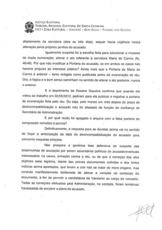 Sentença - Vaanderlei Adílio - Crime