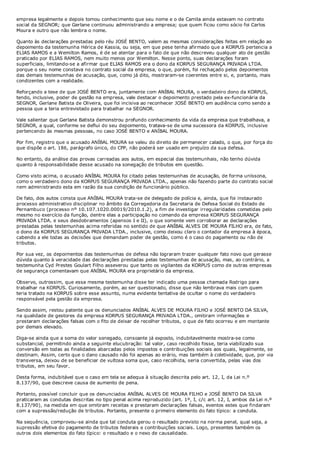 Sentença de Anibal Moura