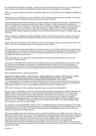 Sentença de Anibal Moura