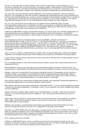 Sentença de Anibal Moura