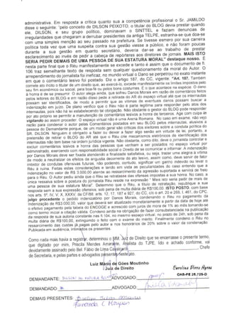 SentençA Dilson Peixoto