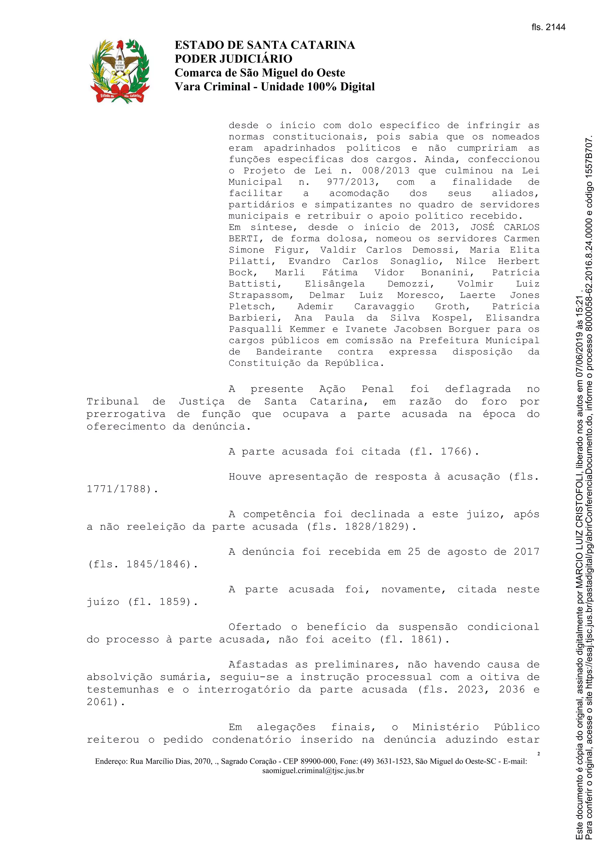 Sentencacomissionadoscrime | PDF