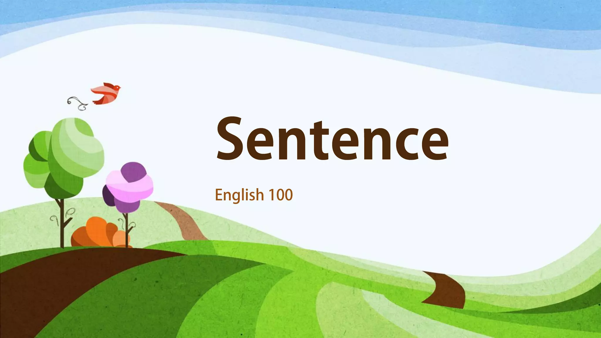 Sentence - Basic Sentence Structure | PPT