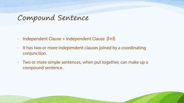 Sentence - Basic Sentence Structure