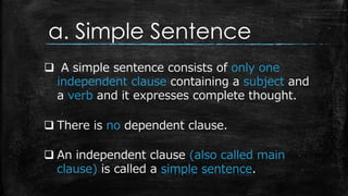 Kinds of Sentences According to Use and Structure | PPTX