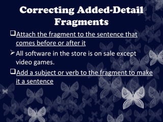 Sentence vs-fragment | PPT