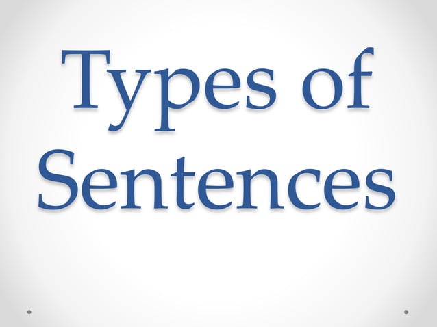 Sentence According to Structure | PPT