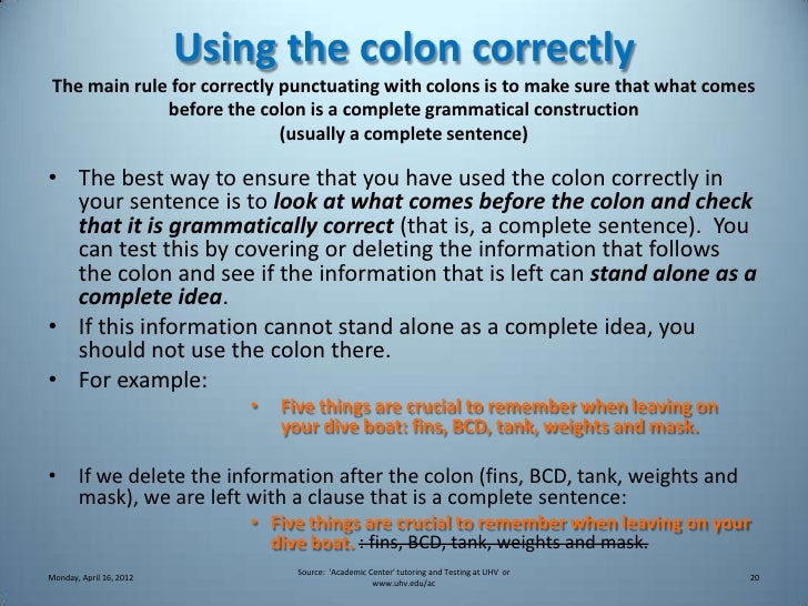 Combining Sentences Using Semi-Colons and Colons