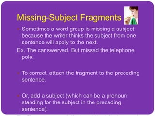 Sentence Fragments | PPTX