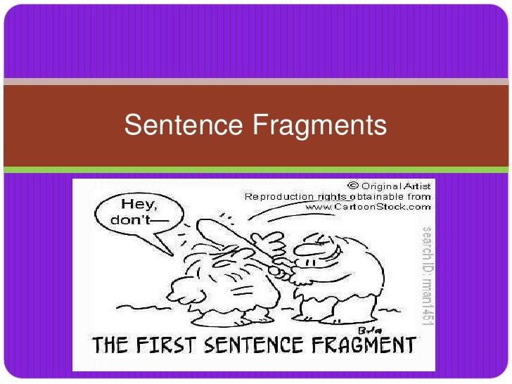 sentence-fragments