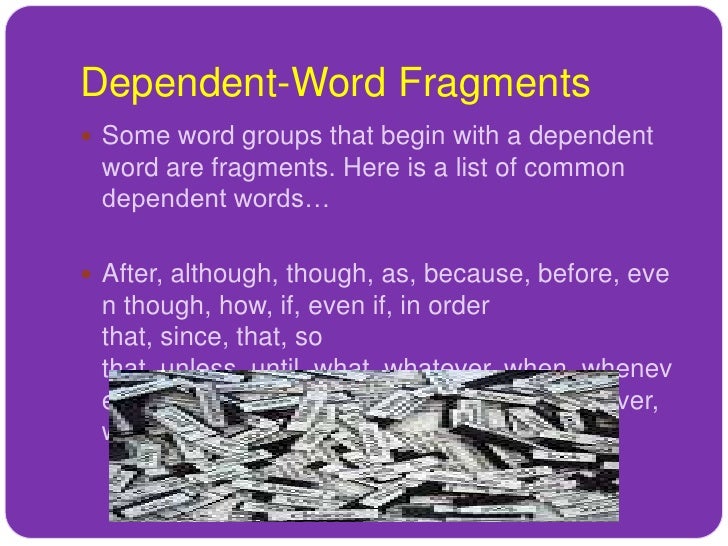 Sentence Fragments