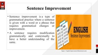 Comprehensive Guide to Sentence Improvement in English Communication ...