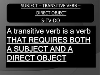 SENTENCE PATTERNS | PPTX