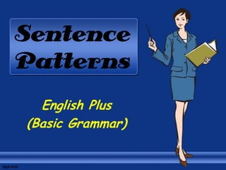 Sentence
Patterns
English Plus
(Basic Grammar)
 
