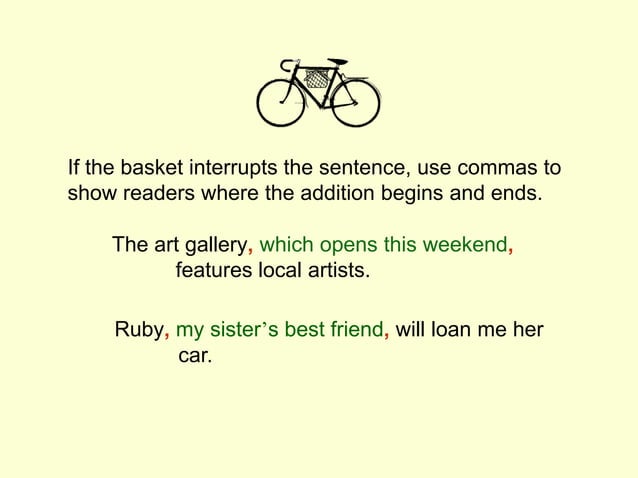 bicycle in a sentence