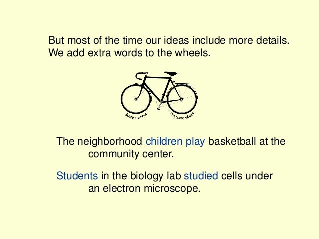 bicycle in a sentence