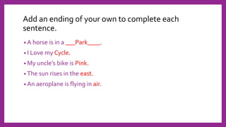 Sentences | PPT