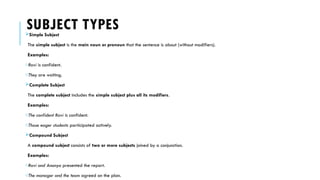 Comprehensive Guide to Sentence Structure and Types in English Grammar ...