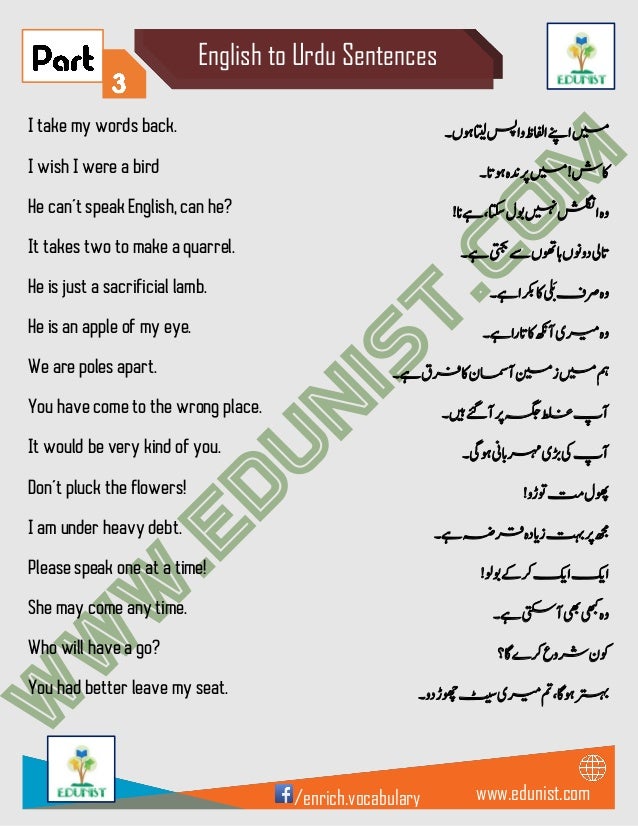 Hindi To English Sentence - English Sentences For Beginners In Hindi Urdu Translation / Please keep in mind that our hindi to english translator can translate not more than 1000 characters at a time.