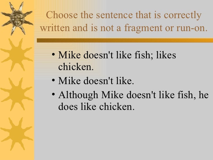 sentence fragment checker thats not grammarly