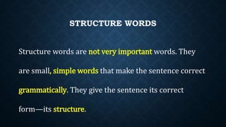 Sentence Strss Sentence stress & word stress | PPTX