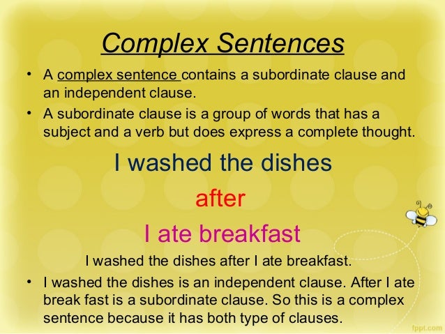 compound sentence structures