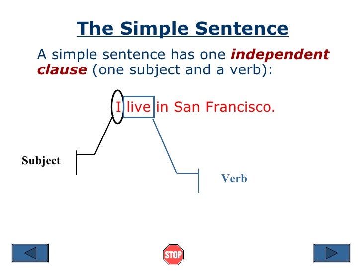 sentance structures