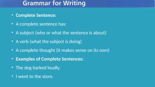 Sentence_Structure_Types of sentences .ppt
