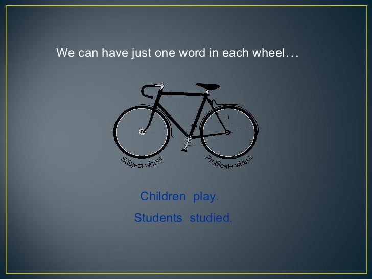 Sentence Structure Using a Bike Metaphor