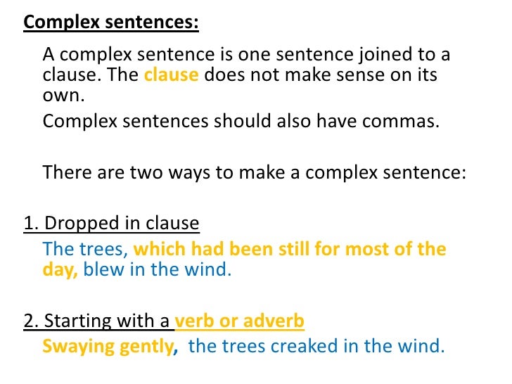 Sentence Types