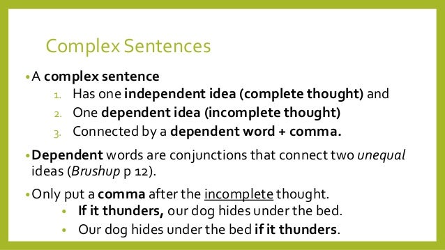 sentence types