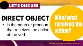 SENTENCE UNITS: subject, predicate, objective and subjective ...