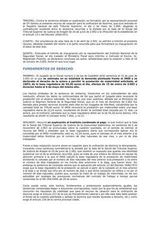 sentencia maternidad ej 1