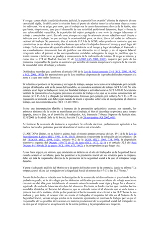 sent ej 11 encuadramiento