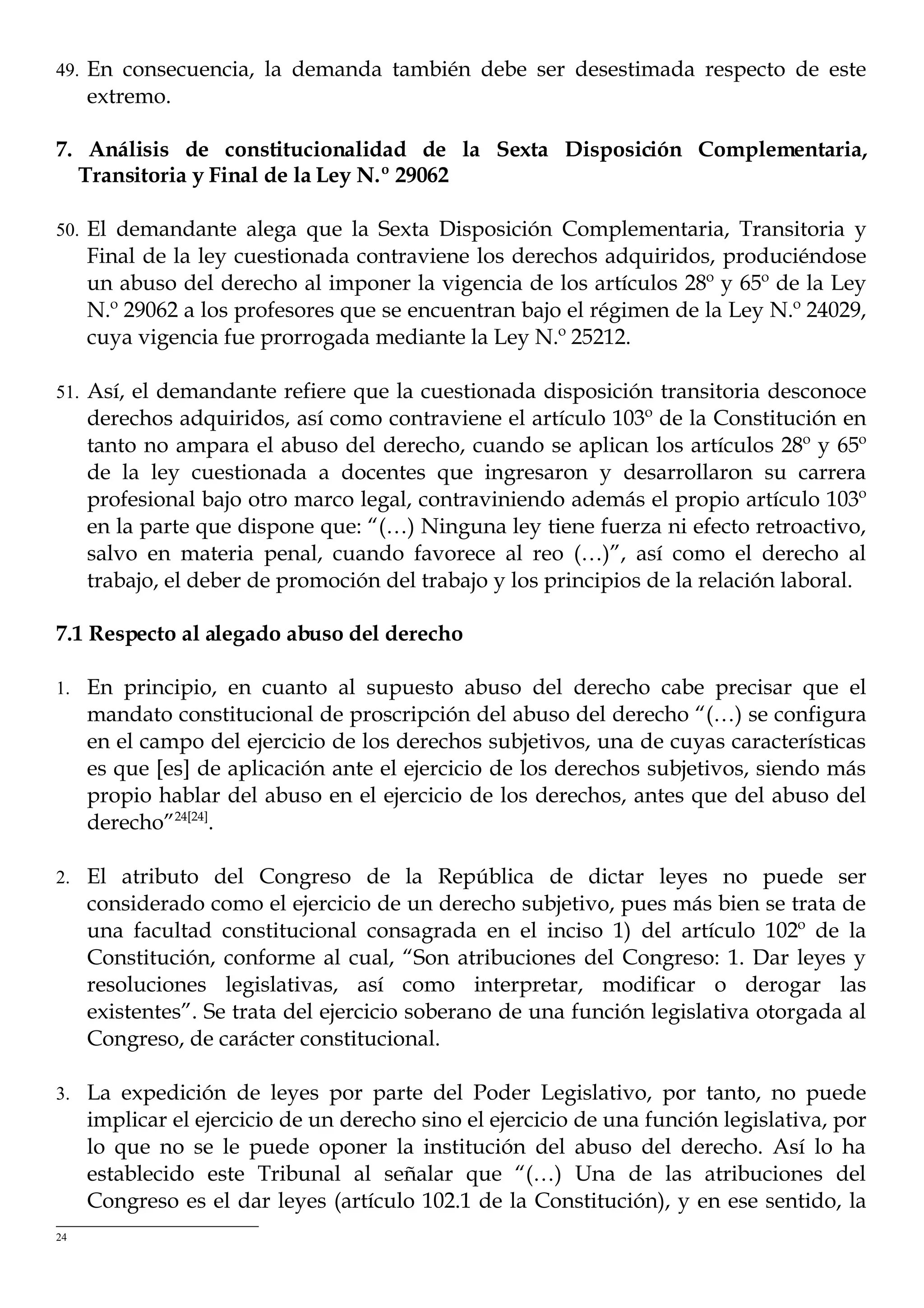 Sentencia Tribunal Constitucional