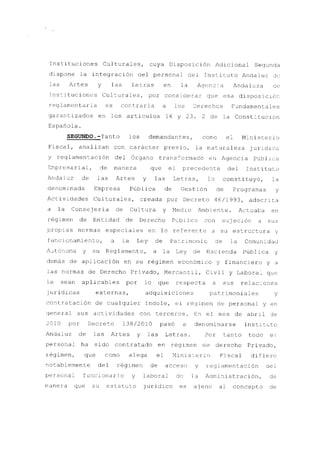 Sentencia agencia inst. culturales