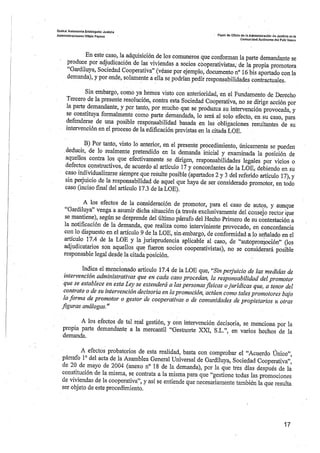 Sentencia desperfectos de construcción Coop. Gardiluya