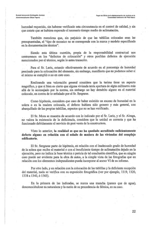 Sentencia desperfectos de construcción Coop. Gardiluya
