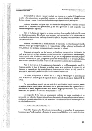 Sentencia desperfectos de construcción Coop. Gardiluya