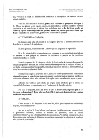 Sentencia desperfectos de construcción Coop. Gardiluya