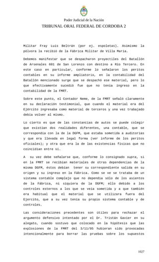 Sentencia rio tercero