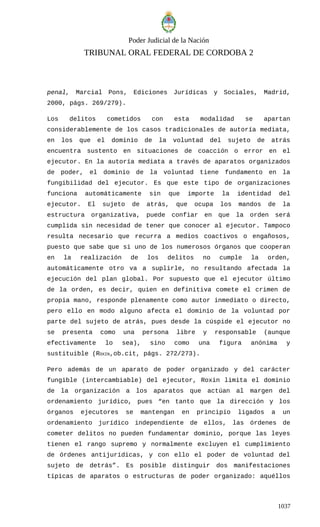 Sentencia rio tercero