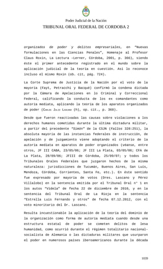 Sentencia rio tercero