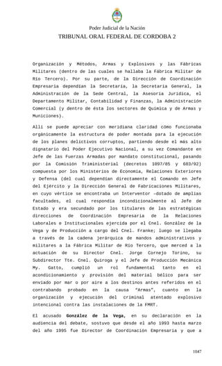 Sentencia rio tercero