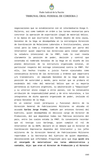 Sentencia rio tercero