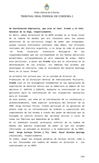 Sentencia rio tercero