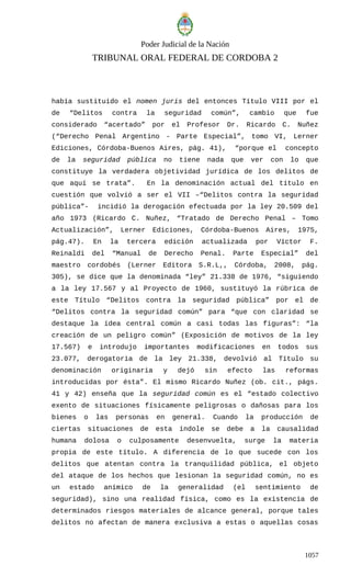 Sentencia rio tercero